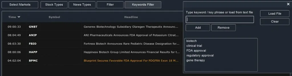 Keywords Biotechs