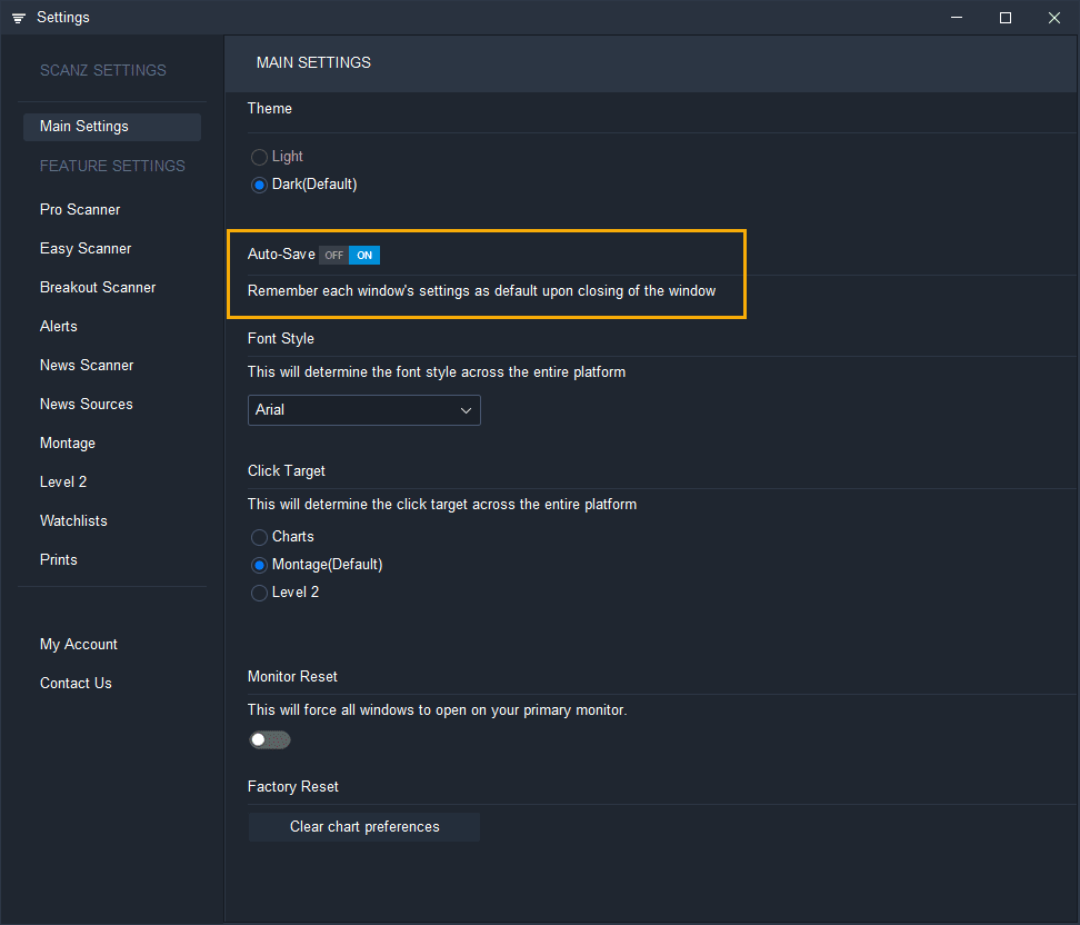Auto-Save is now optional