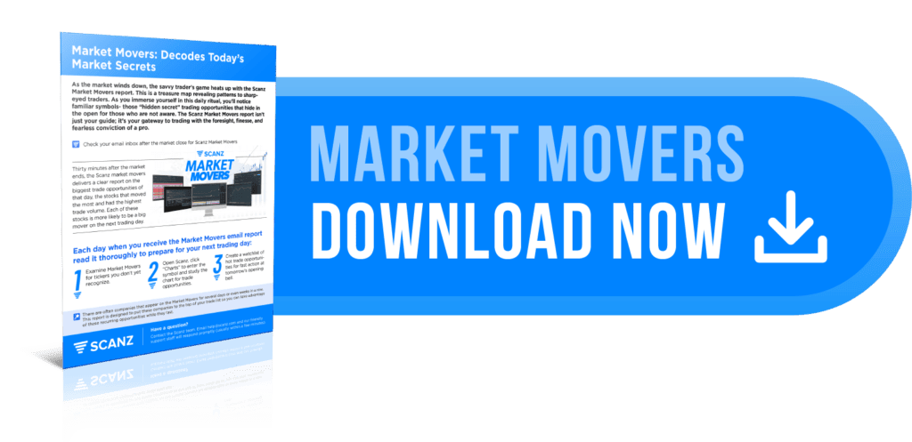 Download Market Movers cheat sheet - click to get PDF guide for tracking biggest market movers